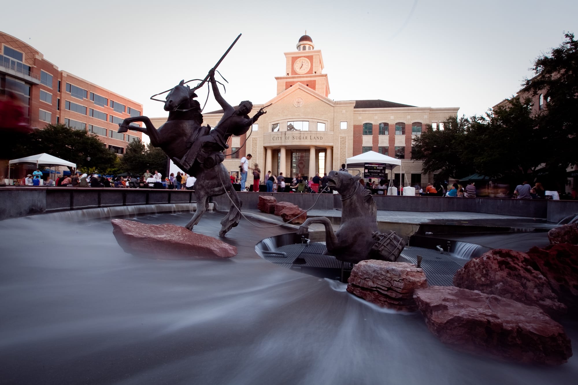 Sugar Land Town Square in Fort Bend County