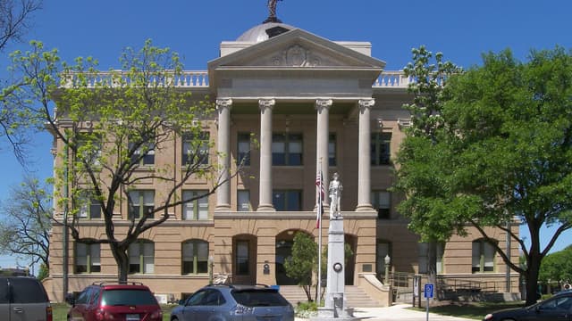 Williamson County Courthouse on the square in Georgetown