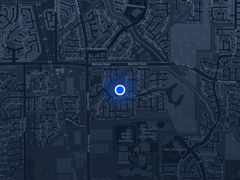 Map of 2703 Blue Mills Court, Katy