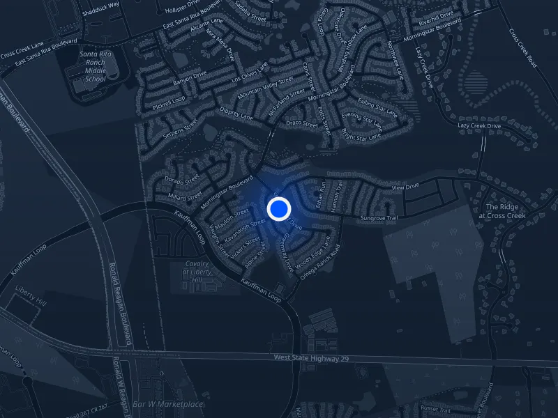 Map of 320 Stellar Wind DR, Georgetown