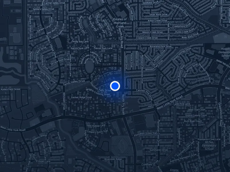 Map of 6108 Elton Knolls Street, Katy
